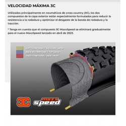 Neumático MAXXIS KEVLAR 29X2.2 IKON 3CS/EXO/TR/TANWALL