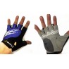 Guantes Ciclismo Spakct S13601 Blue Gel Malla Y Secado Trans