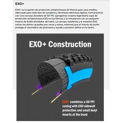 Neumático MAXXIS KEVLAR 27.5X2.50 WT MINION DHF 3CT/EXO+/TR