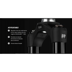Horquilla Suntour 29" Durolux 38 RC2 160mm 20x110mm Negro