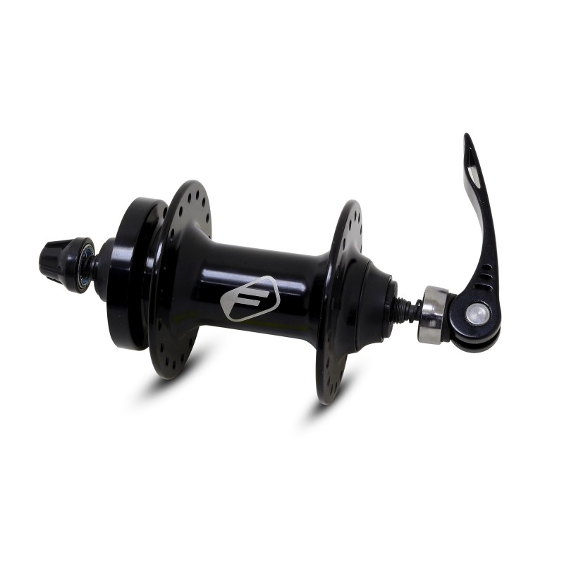 Maza Formula Delantera 9x100mm 36H QR Disco 6P Aluminio Negro