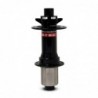 Maza Novatec 12x157mm 32H HG 12V Disco 6P Aluminio Negro