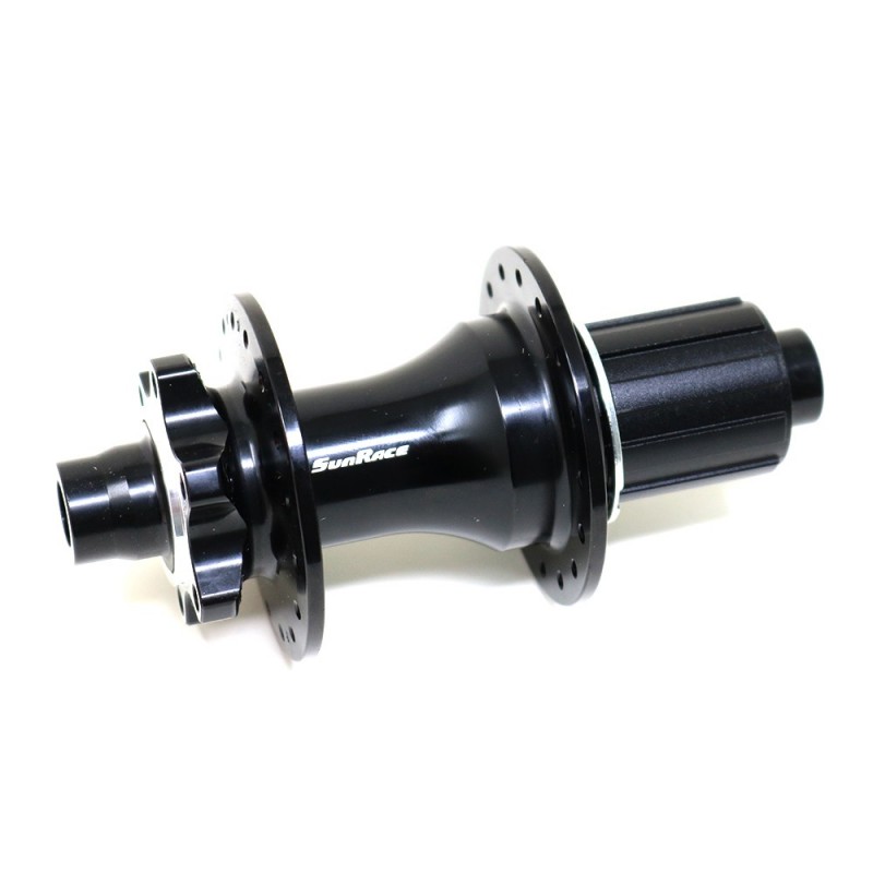 Maza SunRace MX82 12x142mm 32H HG 12V Disco 6P Aluminio Negro